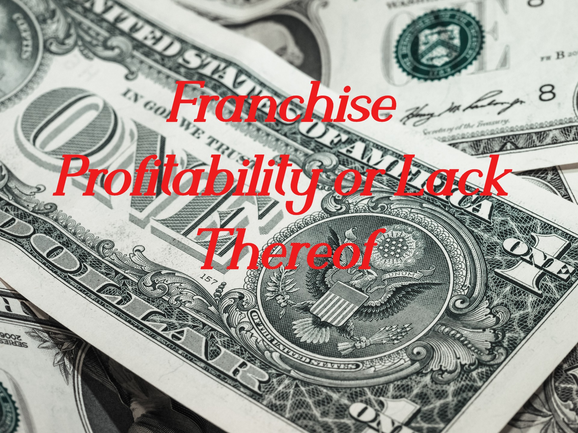 franchise profitability